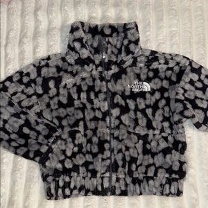 The North Face Kids Fleece Jacket - Black and Gray